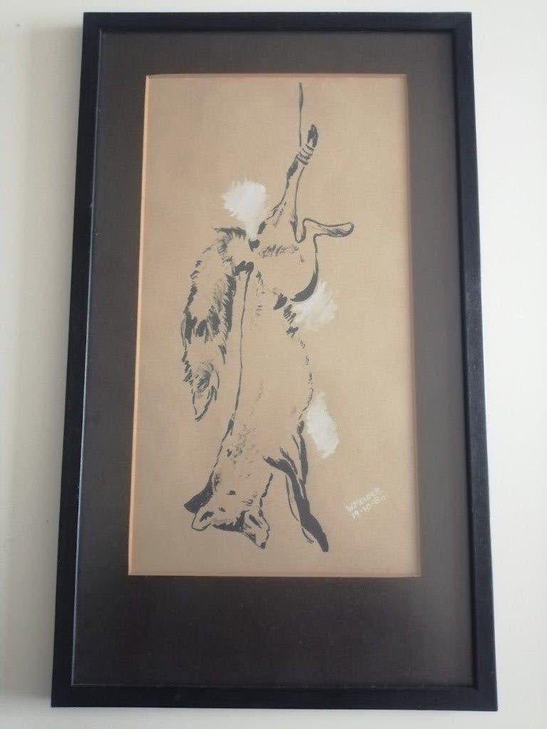 w mulder vos schilderij, Ophalen