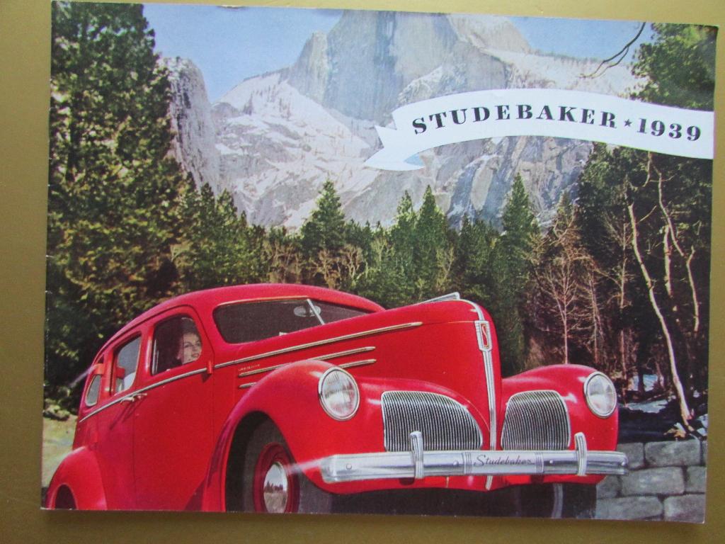 1939 Studebaker brochure, Engels, Ophalen of Verzenden, Zo goed als nieuw, Overige merken