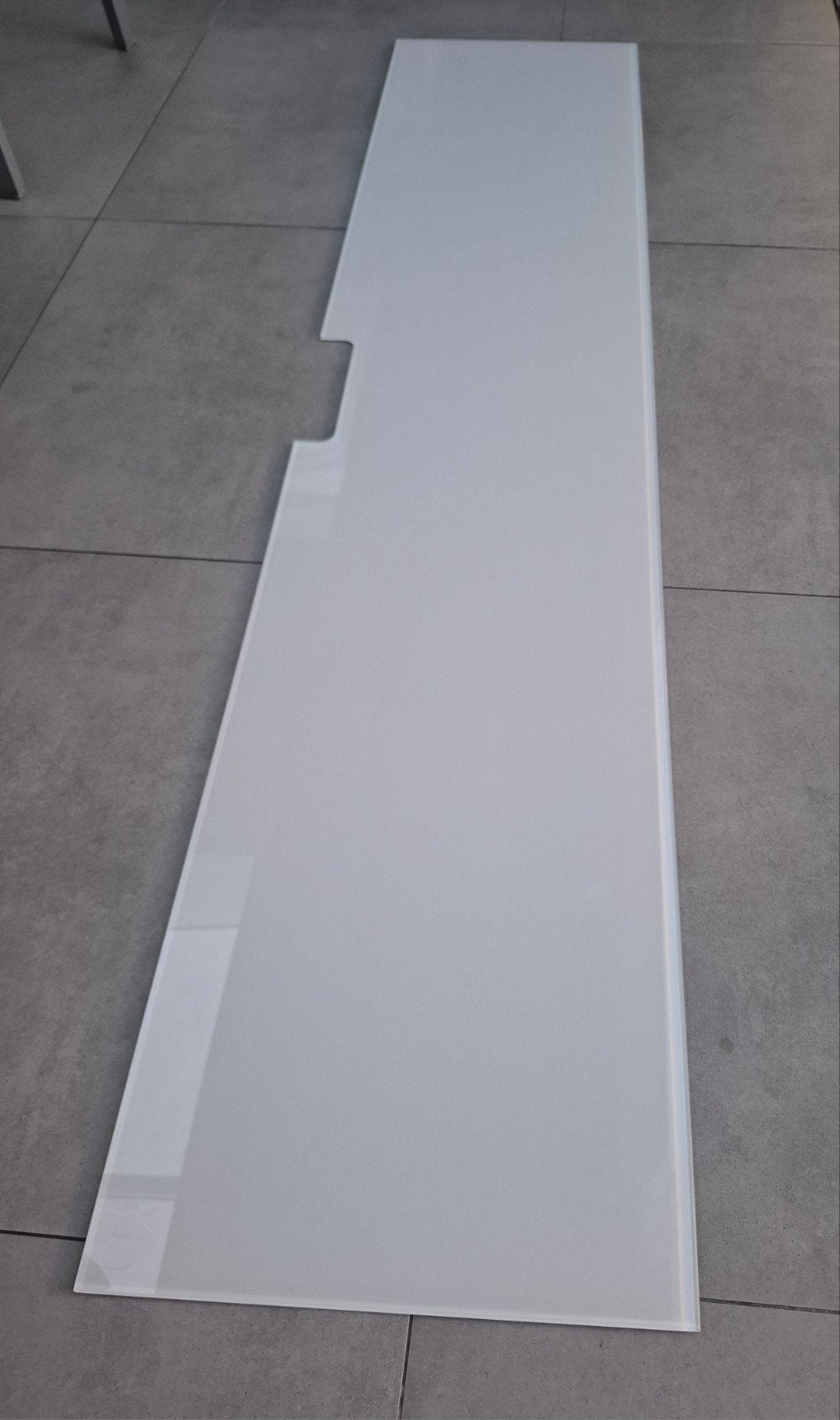 IKEA Besta Toppaneel Glas/Wit 180x40 TV-meubel, Ophalen, 150 tot 200 cm, Minder dan 100 cm, 25 tot 50 cm