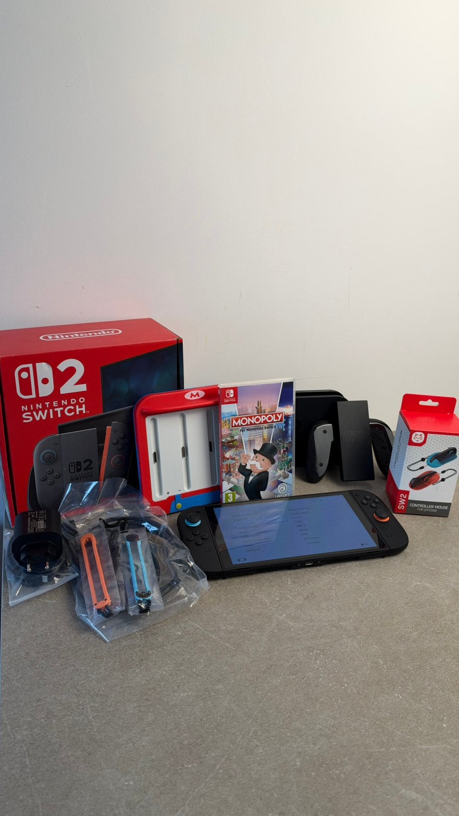 Nintendo Switch 2 + spel en accessoires – complete set, Switch 2019 Upgrade, Met games, Met 2 controllers, Ophalen of Verzenden