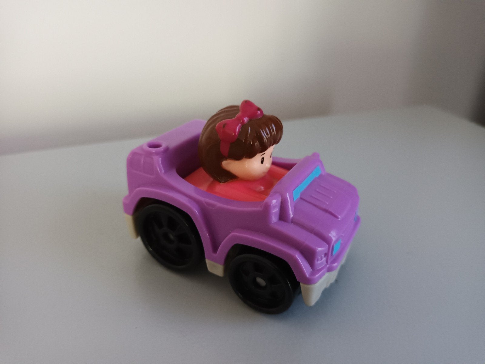 Paarse auto paars autootje Mattel Little People LittlePeople, Ophalen of Verzenden, Zo goed als nieuw