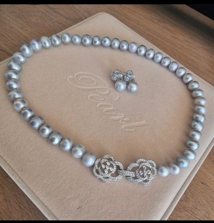 echte parel collier, Ophalen of Verzenden