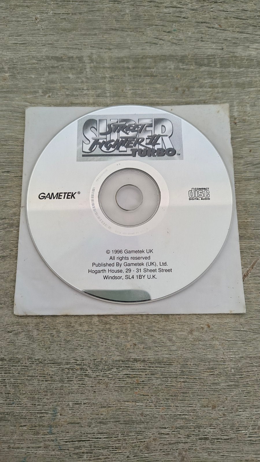 Super Street Fighter II Turbo PC CD-ROM GameTek 1996 MS-DOS, Cd's en Dvd's, Ophalen of Verzenden, Zo goed als nieuw