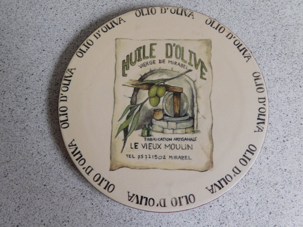 Onderzetter 18,5 cm. Olio d'Oliva JET by ter Steege, Huis en Inrichting, Keuken | Servies, Overige typen, Ophalen of Verzenden