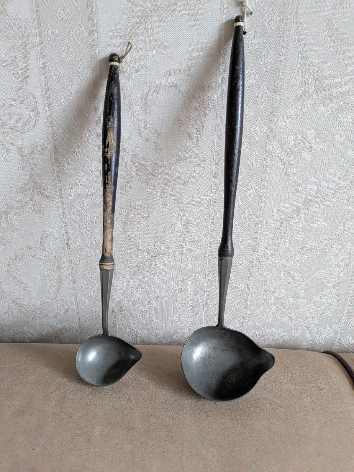 Antieke pollepels - set van 2, Ophalen of Verzenden