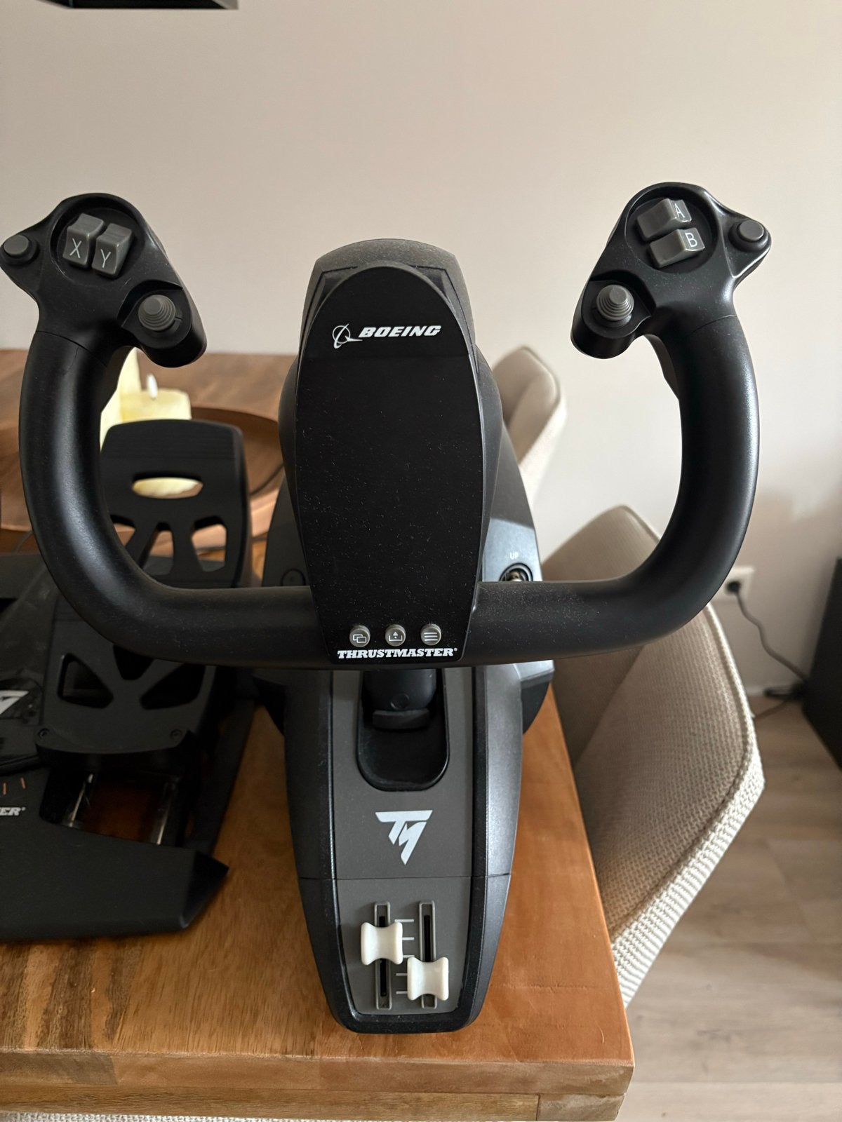 Thrustmaster Boeing TCA Yoke Pack Boeing Edition, Ophalen, Zo goed als nieuw, Direct drive, Thrustmaster