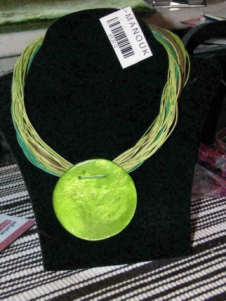 Nieuwe ketting van Manouk appelgroen., Sieraden, Tassen en Uiterlijk, Ophalen of Verzenden, Nieuw