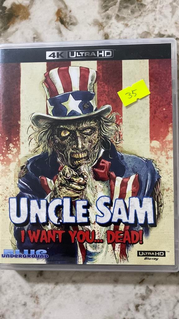 Uncle sam 4K UHD blu ray, Ophalen of Verzenden, Zo goed als nieuw, Horror