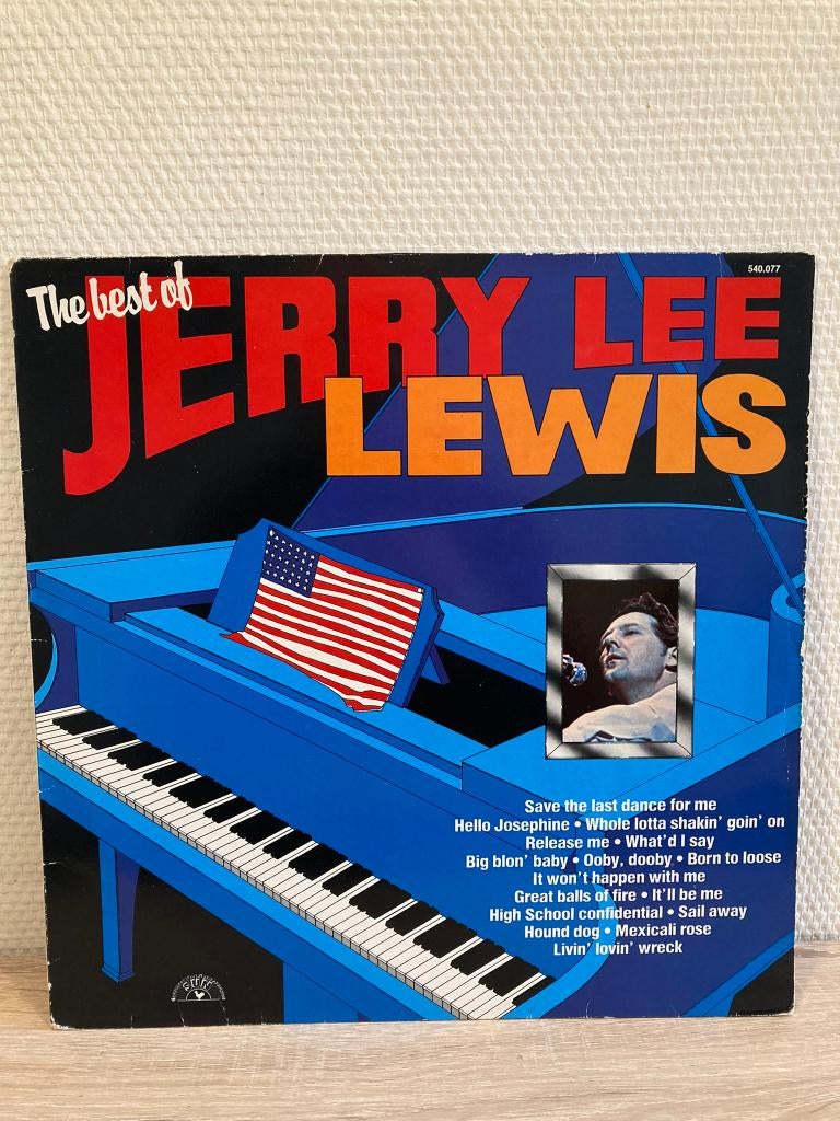 Jerry Lee Lewis - the best of - Sun label NL, Ophalen of Verzenden, Gebruikt, 12 inch, Poprock