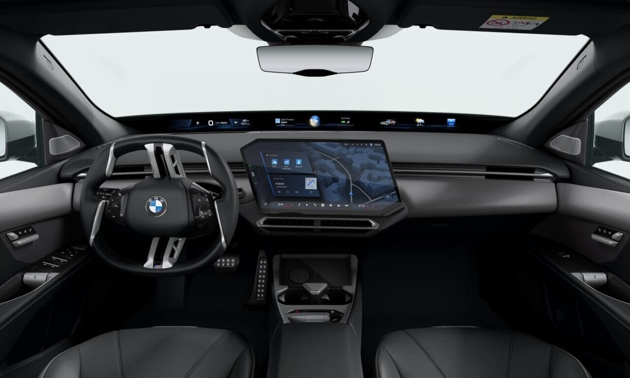 BMW i3 50 xDrive M Sport / Trekhaak / Panoramadak / 3D Head-, Auto's, Automaat, Dealer onderhouden, Zwart, Leder