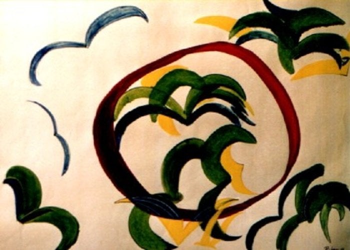 Kunsthandel Gennep - "Trekvogels", Antiek en Kunst, Ophalen of Verzenden, Papier/karton, Gesigneerd, Gouache