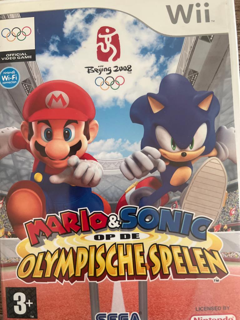 Mario & Sonic op de Olympische Spelen - Wii (Beijing 2008), Ophalen, Gebruikt, Eén computer, Sport