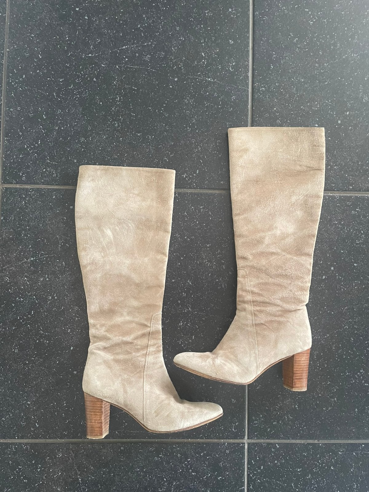 Fred de La Bretoniere laarzen 37, Hoge laarzen, Beige, Ophalen of Verzenden, Gedragen