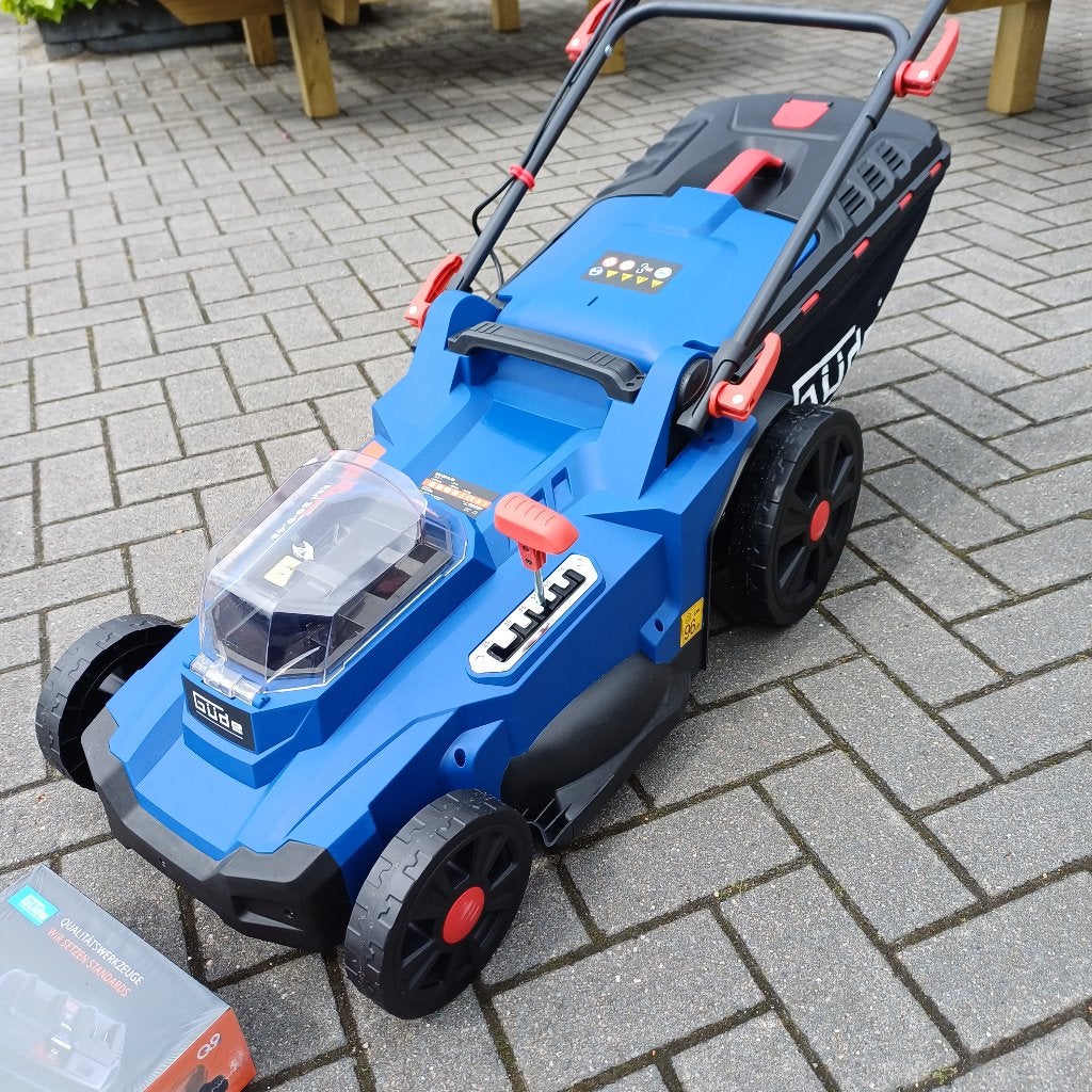 Gude RM 36-402-30.43 Mulch accu grasmaaier 43 cm!!, Ophalen, Cirkelmaaier, Accu-grasmaaier, Nieuw