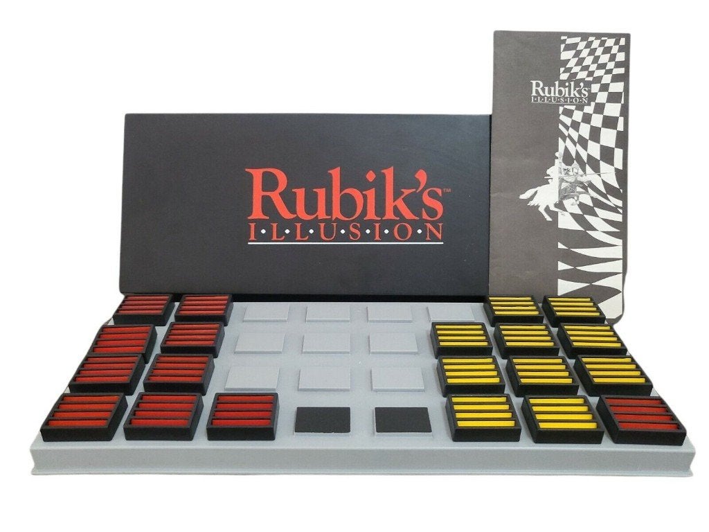 LEUK: Rubik's Illusion - Vintage/Retro spel !, Een of twee spelers, Ophalen, Gebruikt, Spear Spellen