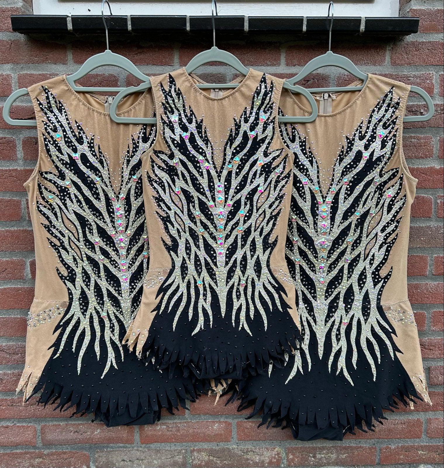 Acropakjes trio, Maat 36 t/m 42, Ophalen of Verzenden, Zo goed als nieuw, Turnpak(je)