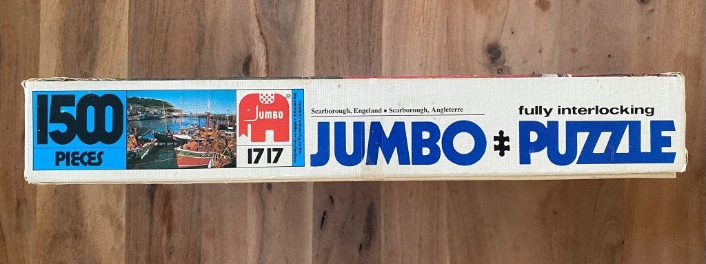 Jumbo Legpuzzel 1500 Stukjes - Scarborough Engeland, Ophalen of Verzenden, Meer dan 1500 stukjes, Gebruikt, Legpuzzel