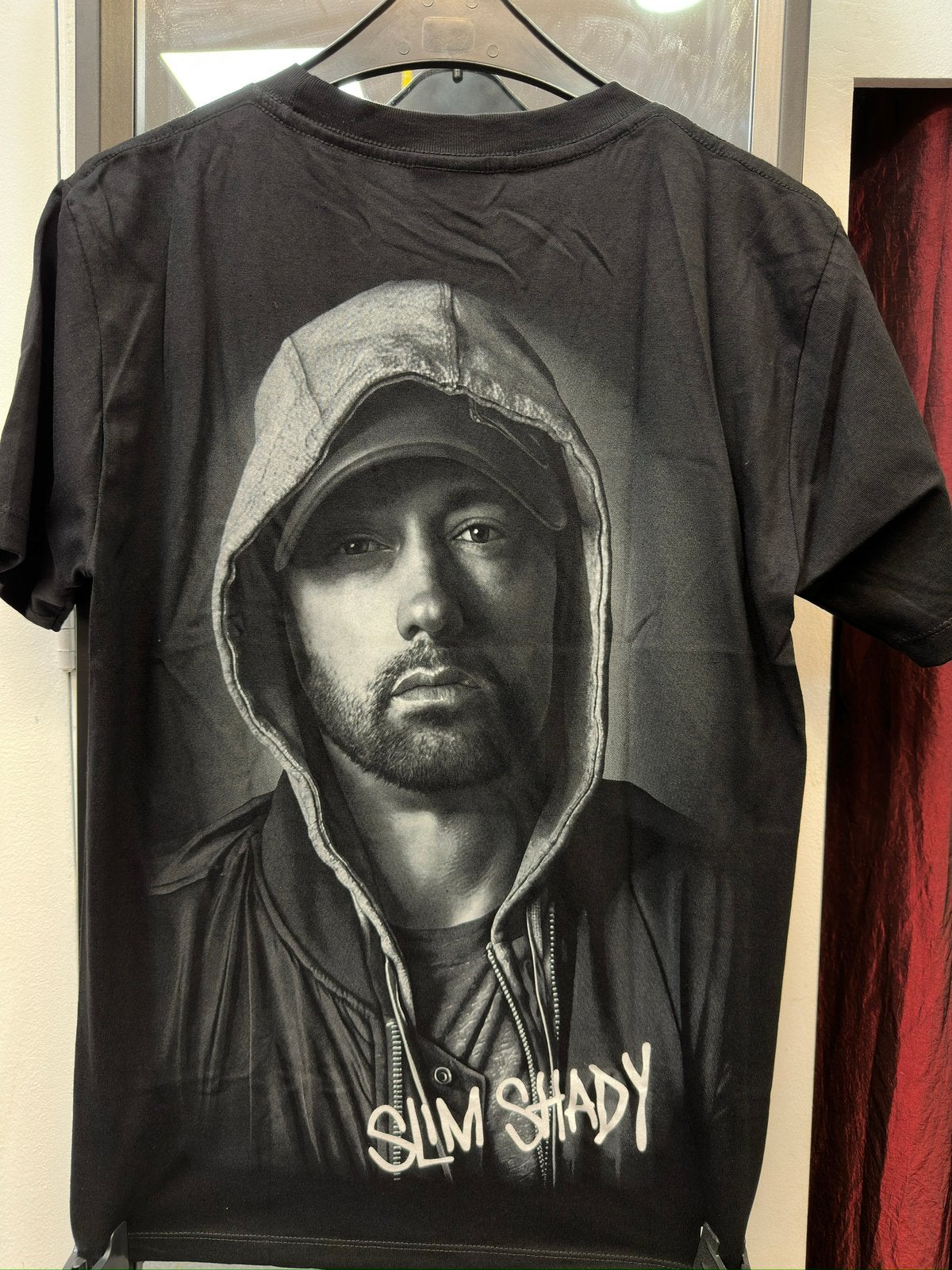 Eminem slim shady t-shirt maat small, Ophalen of Verzenden, Nieuw, Maat 46 (S) of kleiner, Zwart