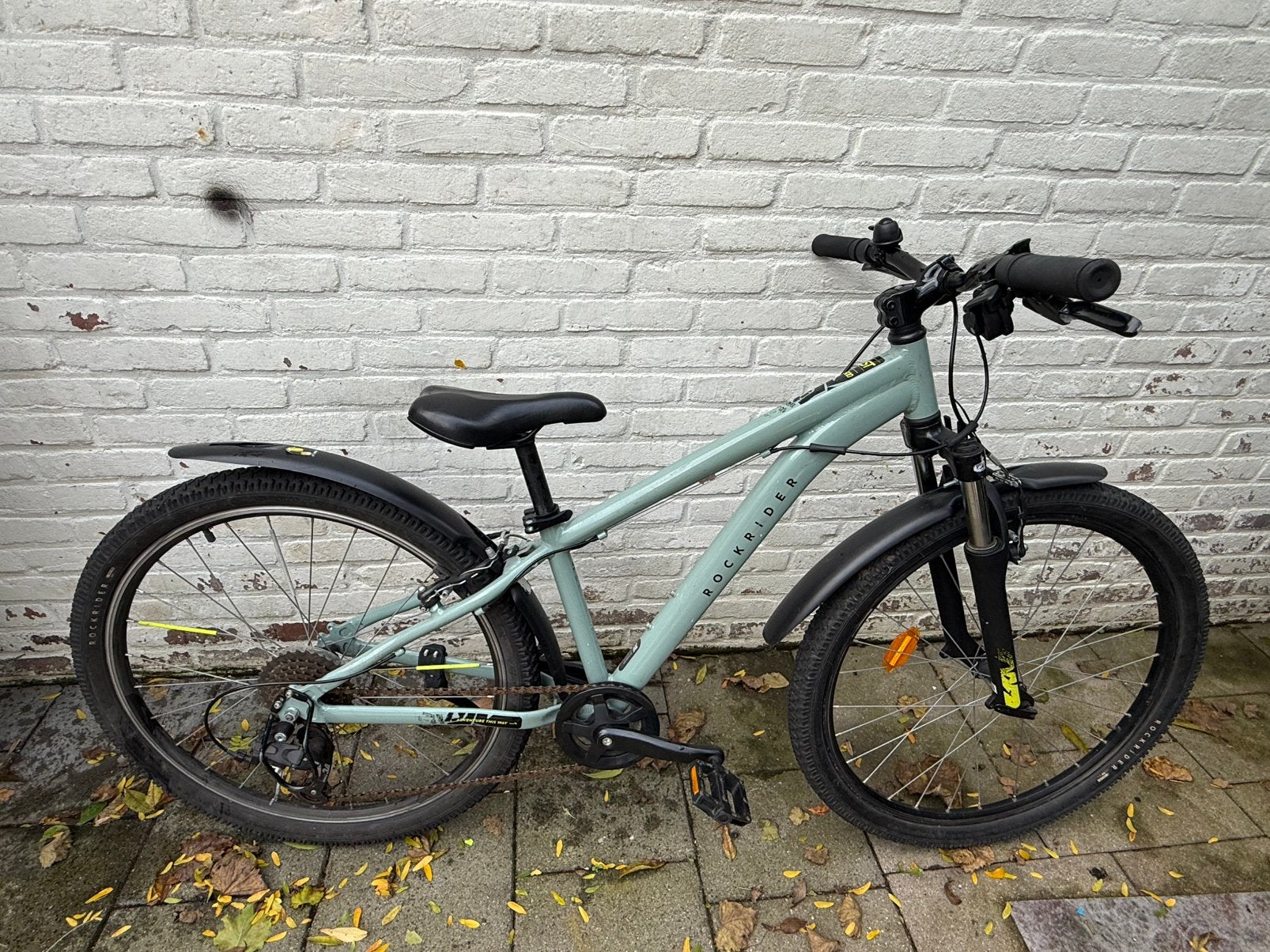 Rockrider st500 26inch kaki mountainbike te koop, Fietsen en Brommers, Ophalen, Zo goed als nieuw, Aluminium, 24 inch of meer