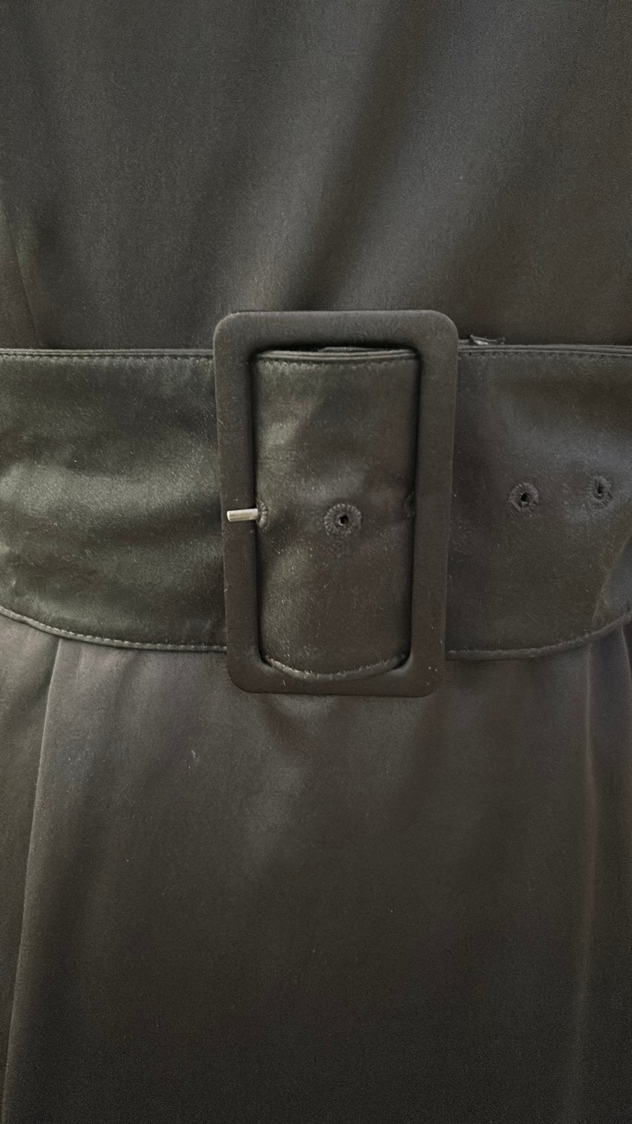 NIEUWE zwart satijnen cocktail/feestjurk, gevoerd, mt 38, Kleding | Dames, Maat 38/40 (M), Zwart, Nieuw, Ophalen of Verzenden