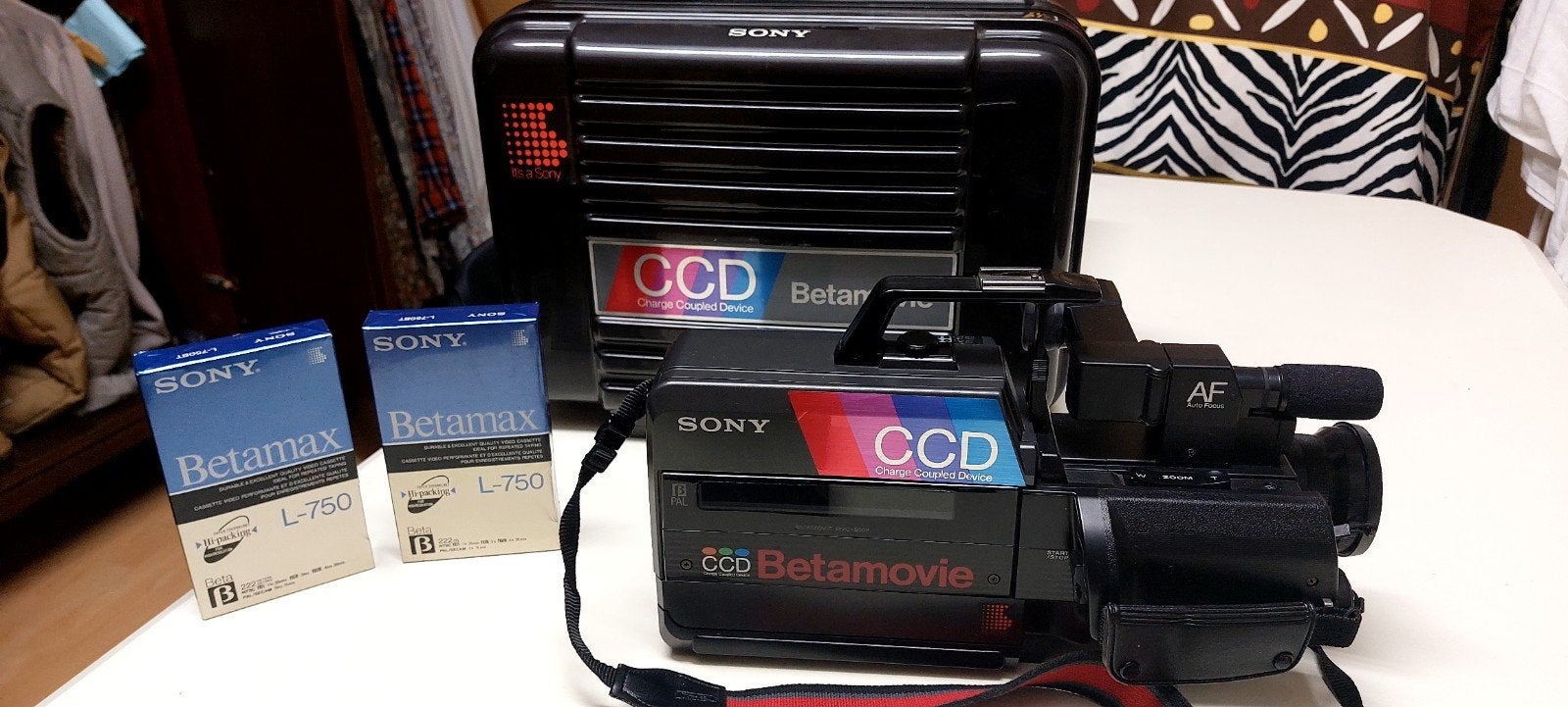 Sony Betamovie CCD Camcorder met accessoires, Ophalen, Gebruikt, Overige soorten, Minder dan 8x