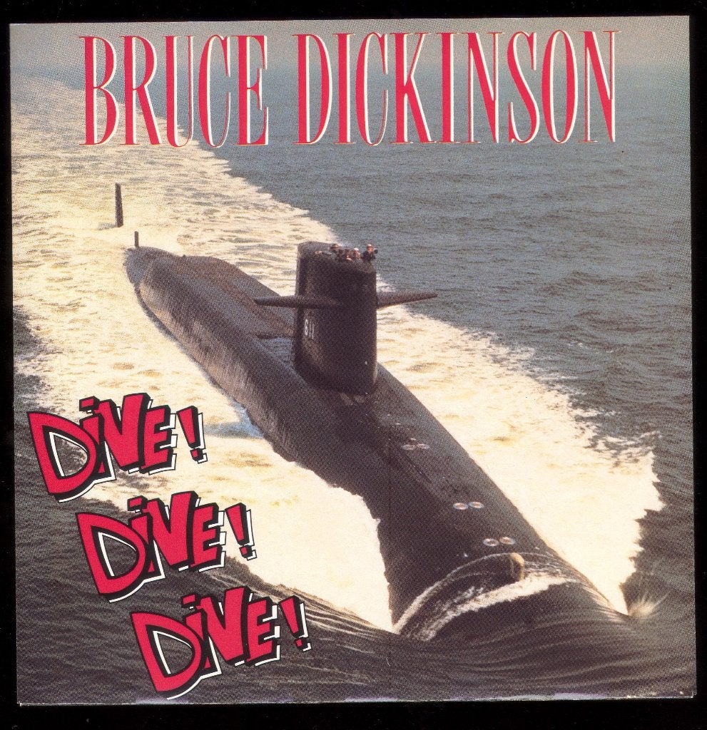 Bruce Dickinson VINYL SINGLE Dive dive dive IRON MAIDEN 7", Fotohoes, Verzenden, Zo goed als nieuw, Rock en Metal