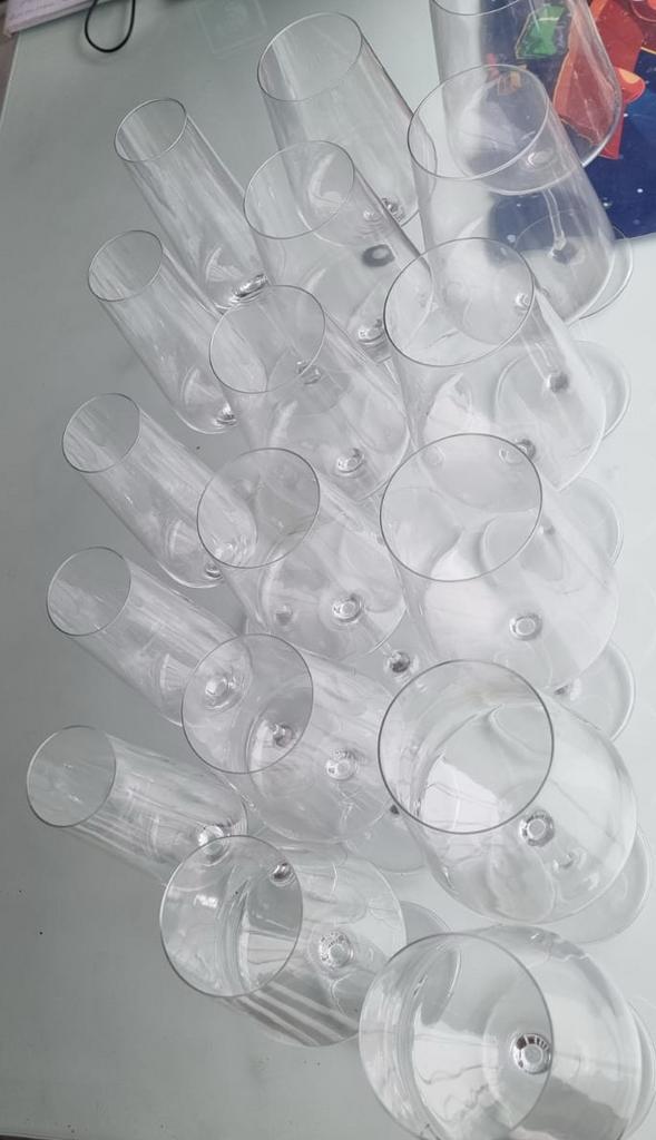 20 Leonardo Bijenkorf Glazen, Antiek en Kunst, Ophalen