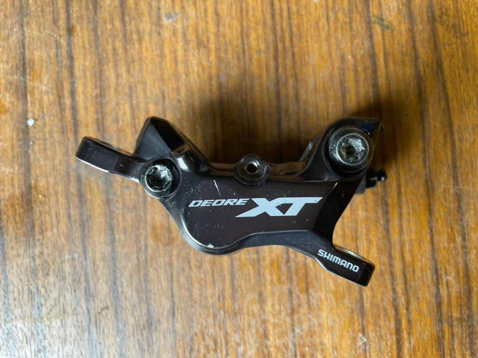 Shimano Deore XT BR-M8120 4-zuiger MTB remklauw, Fietsen en Brommers, Fietsonderdelen, Ophalen of Verzenden, Zo goed als nieuw
