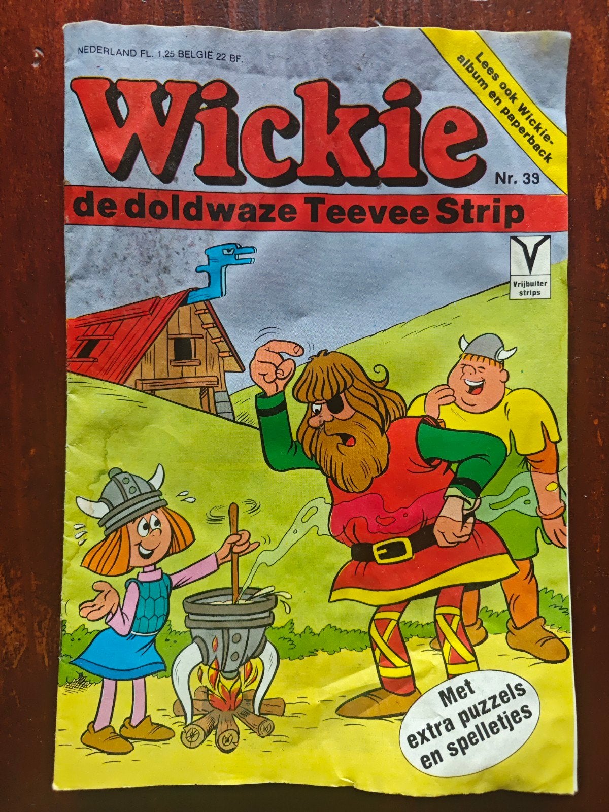 Wickie de Viking stripboek - Nr. 33 (1976), Eén stripboek, Ophalen of Verzenden, Gelezen