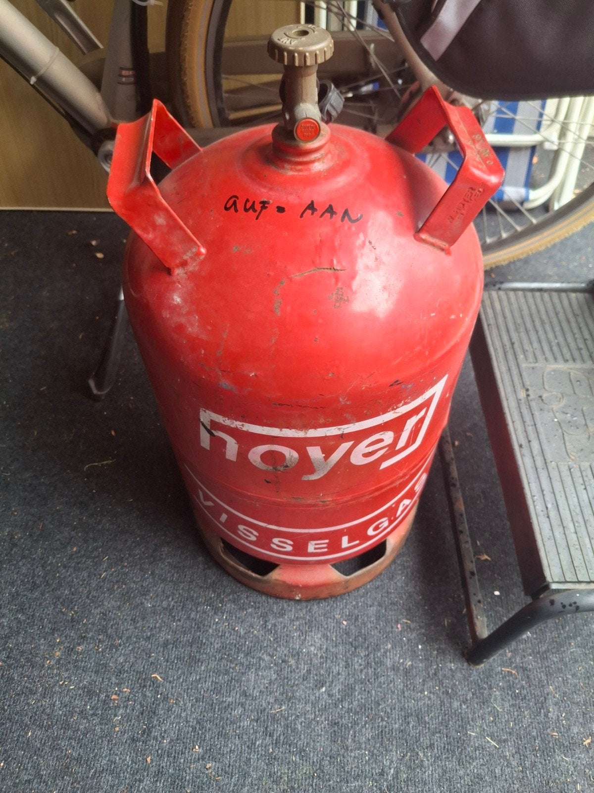 Gasfles met inhoud, Ophalen of Verzenden