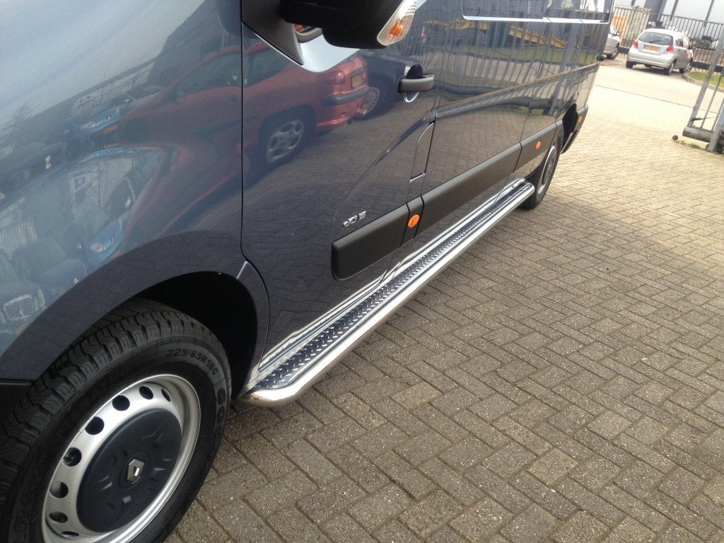 Renault Master 3 F62 Sidebars met rvs plaat, Niet ingevuld, Niet ingevuld, Niet ingevuld