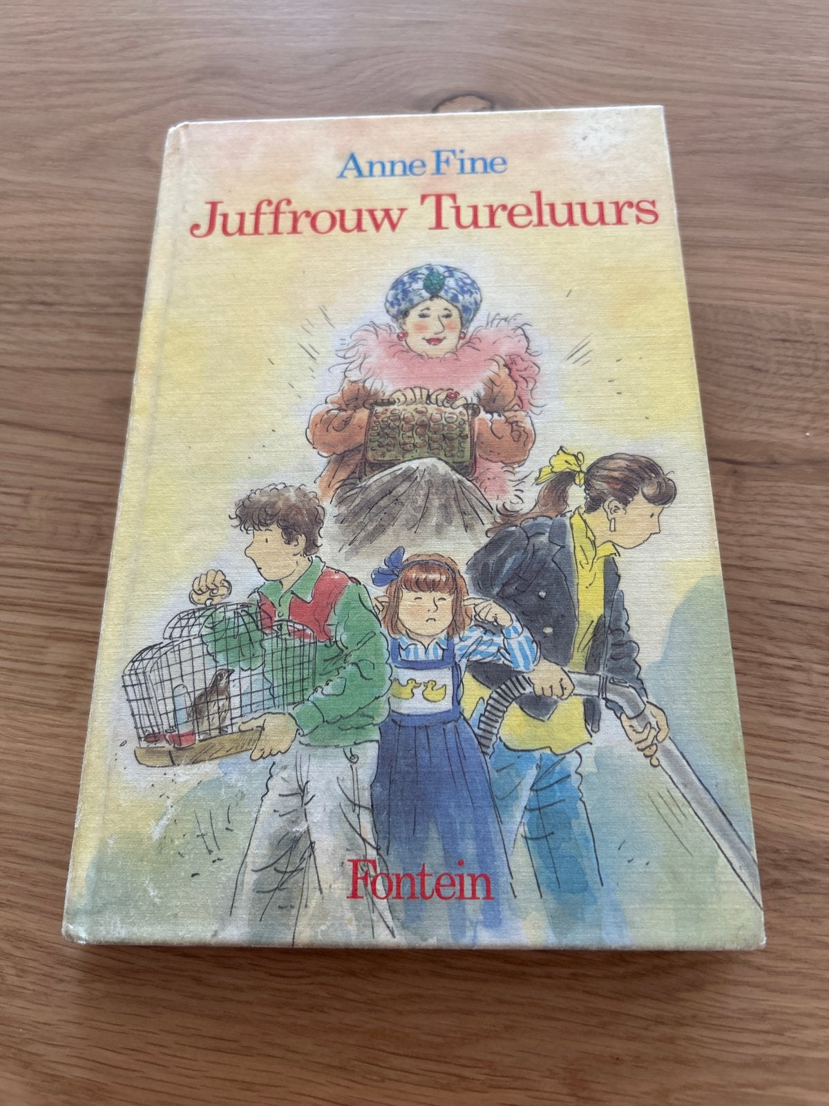 Juffrouw Tureluluurs - Anne Fine (Kinderboek), Ophalen of Verzenden, Gelezen, Fictie algemeen