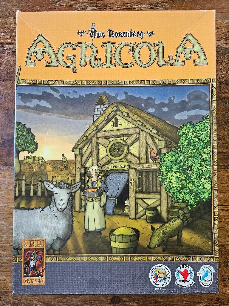 Agricola, Een of twee spelers, Ophalen of Verzenden, Gebruikt, 999 Games