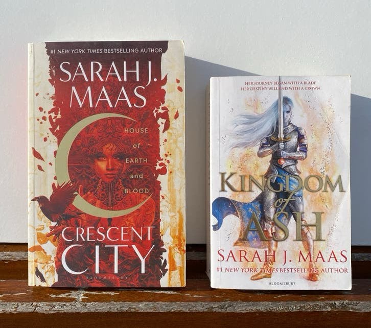 Sarah J. Maas Books: Crescent City & Kingdom of Ash, Ophalen of Verzenden, Zo goed als nieuw