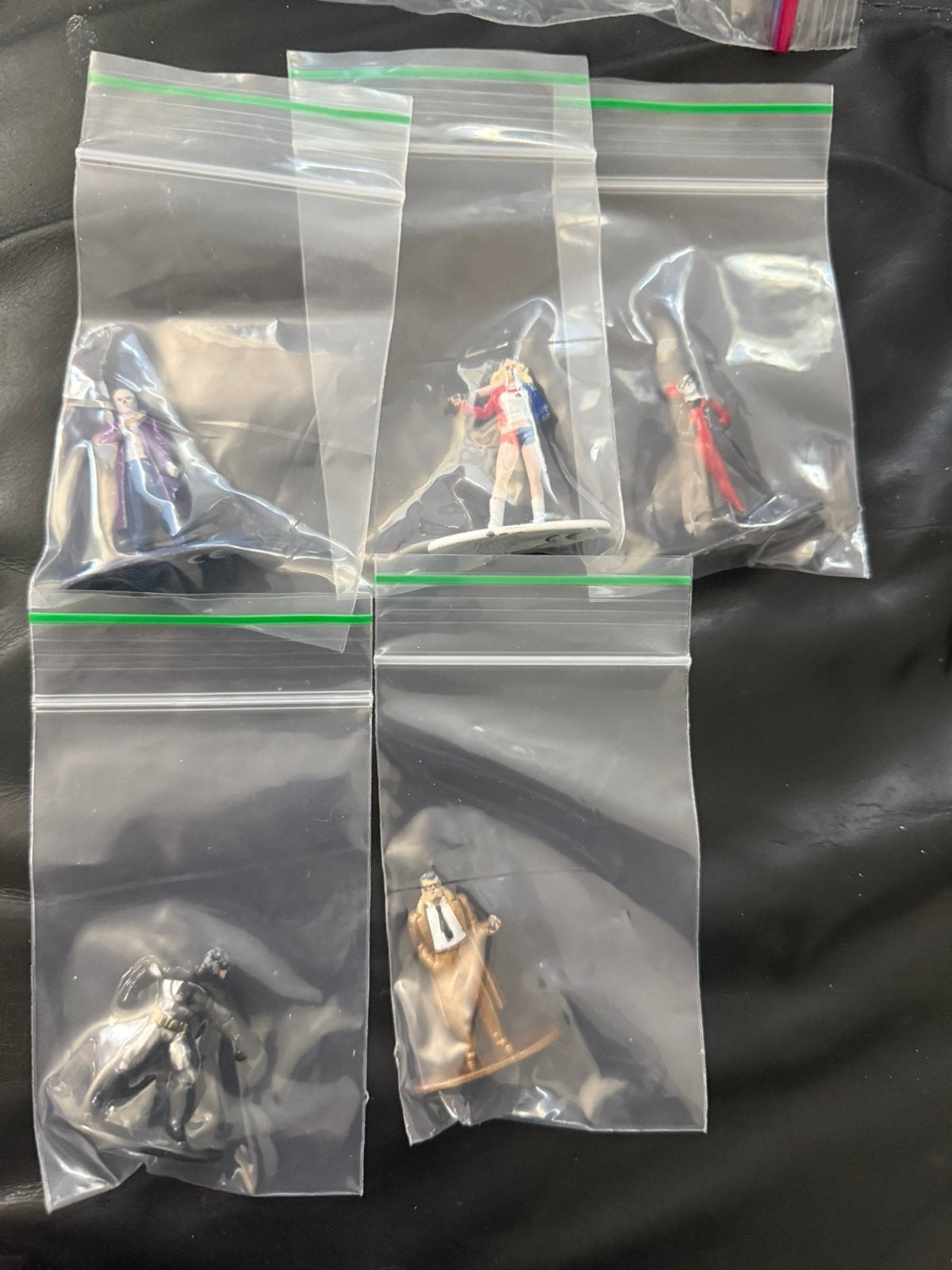 Metal dc figuren 5 stuks ongeveer 3,5cm hoog, Ophalen of Verzenden, Gebruikt