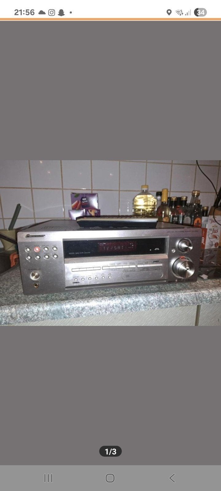 Pioneer VSX-D814 Audio/Video Multi-Channel Receiver, Ophalen, 120 watt of meer, Pioneer