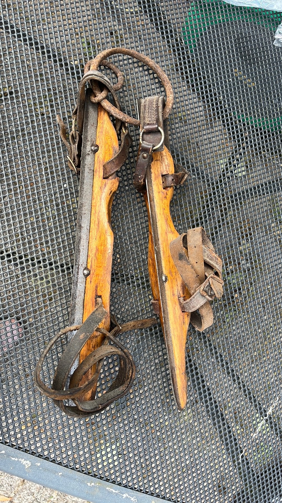 Oude houtjes, schaatsen, Antiek en Kunst, Curiosa en Brocante, Ophalen of Verzenden
