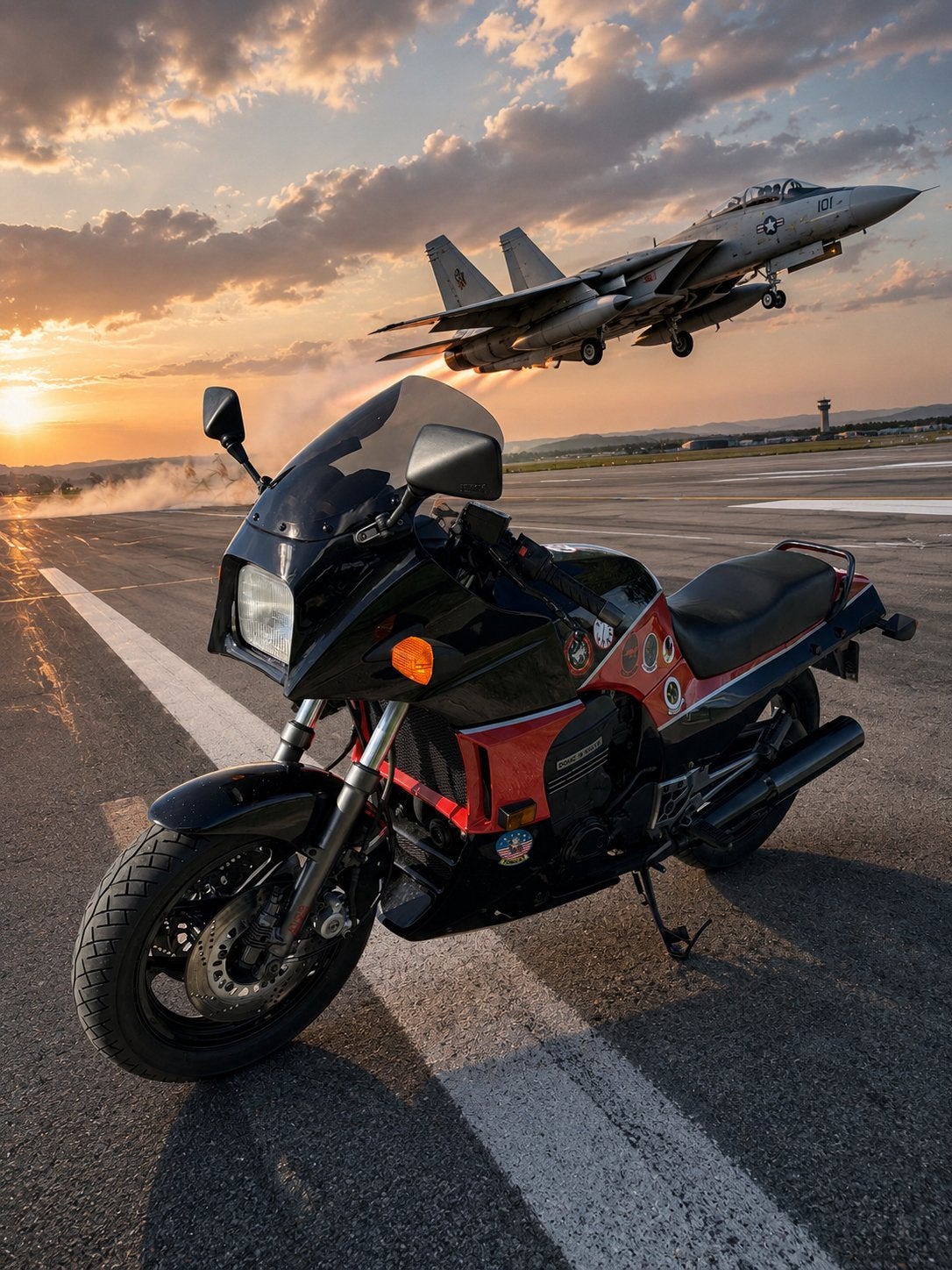 Top gun! Kawasaki gpz 900 R, 4 cilinders, Motorrijbewijs A, Gebruikt, 900 cc