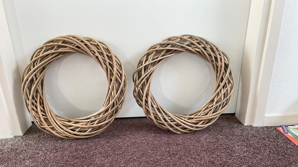 2 mooie kransen 40 cm, Ophalen of Verzenden, Gebruikt