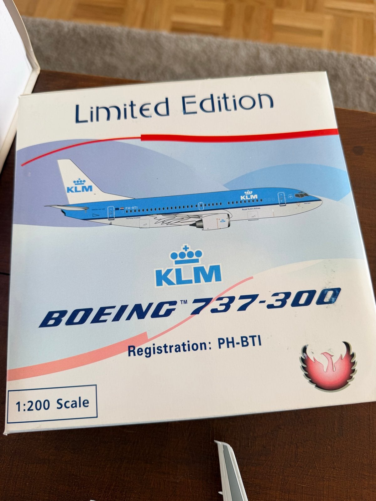 KLM Boeing 737-300 Schaalmodel - Limited Edition, Hobby en Vrije tijd, Overige merken, 1:200 of kleiner, Verzenden, Zo goed als nieuw