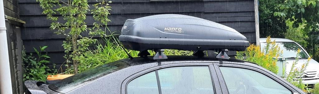 Hapro Traxer Dakkoffer 370L Antraciet, Auto diversen, Dakkoffers, Ophalen, Gebruikt