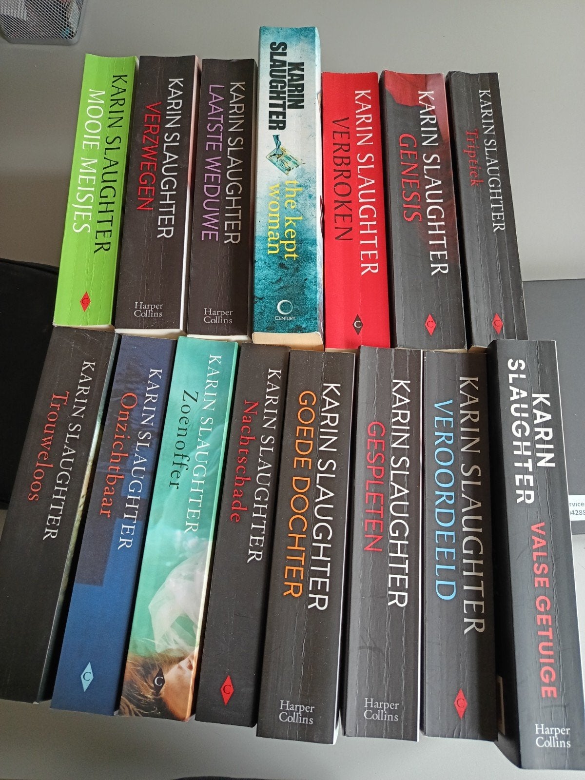 Karin Slaughter Boeken Collectie - 15 Thrillers, Ophalen of Verzenden, Gelezen, Karin Slaughter, Nederland