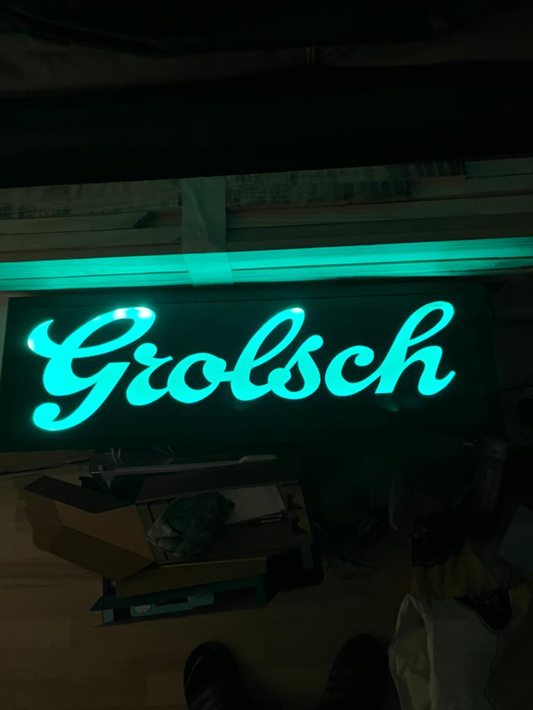 Grolsch verlichting, Ophalen of Verzenden, Zo goed als nieuw