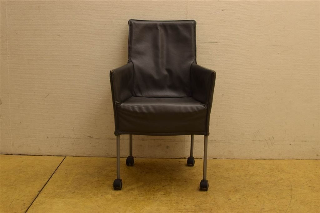 L\'Ancora stoel op wieltjes 44096, Ophalen of Verzenden, Gebruikt, Zwart, Vijf, Zes of meer stoelen