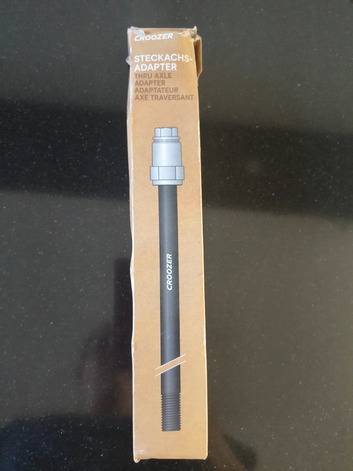 Croozer Steekas-adapter L 161mm voor fietskar, Overige typen, Croozer, Ophalen of Verzenden, Zo goed als nieuw
