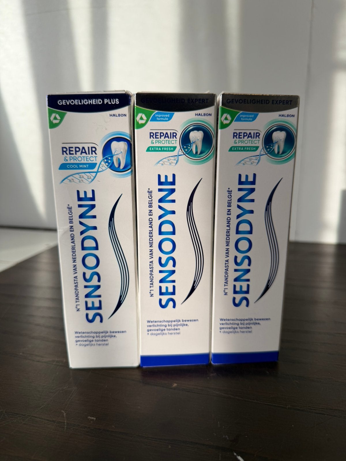 Partij Sensodyne Repair & Protect - 3x Tandpasta, Ophalen of Verzenden, Zo goed als nieuw, Tandpasta