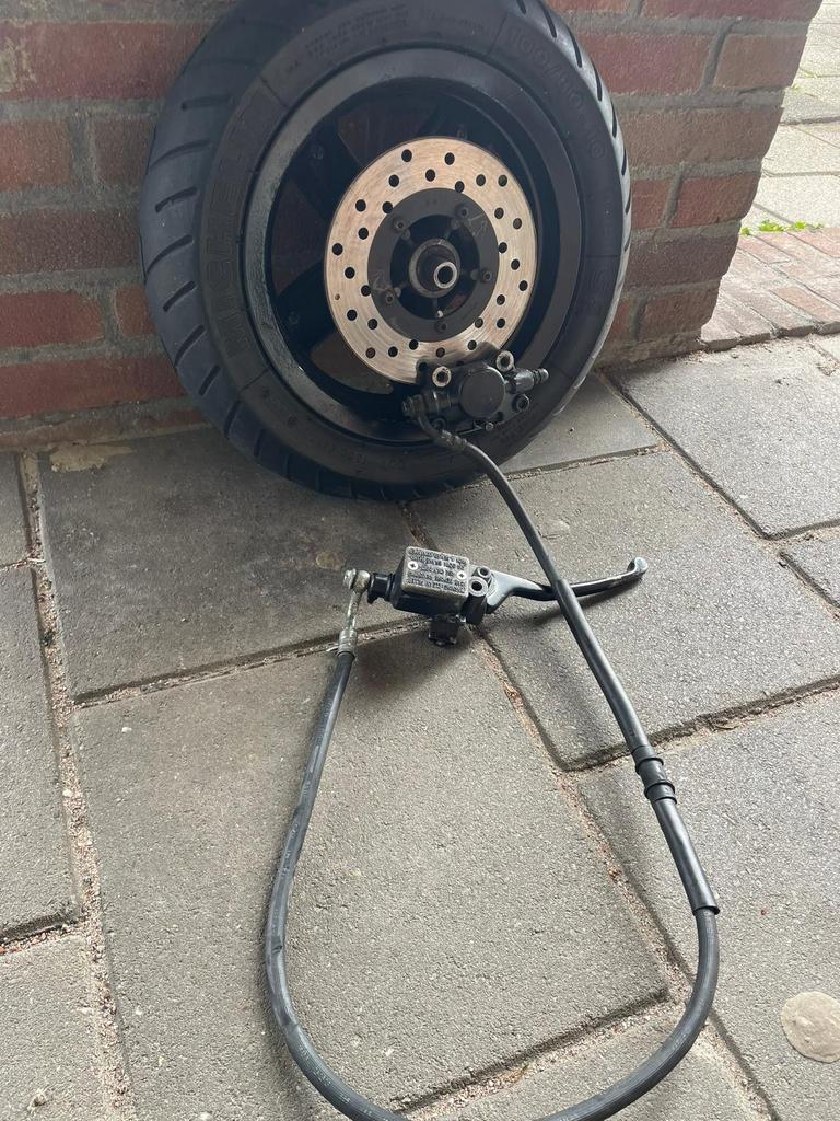 Piaggio voorvelg met rem, Motoren, Onderdelen | Harley-Davidson, Ophalen, Gebruikt