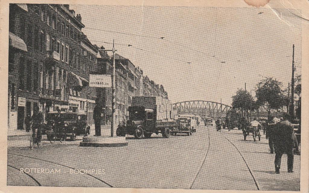 01034 Rotterdam - Boompjes - gel. 1944, Verzenden, 1940 tot 1960, Gelopen, Zuid-Holland