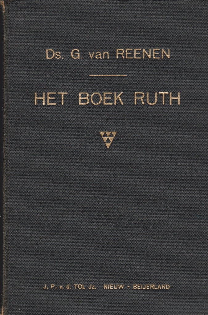 DS.G.VAN REENEN - HET BOEK RUTH, Boeken, Ophalen of Verzenden, Gelezen