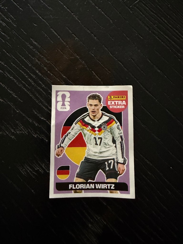 FLORIAN WIRTZ panini WK extra sticker 2026, Ophalen of Verzenden, Nieuw